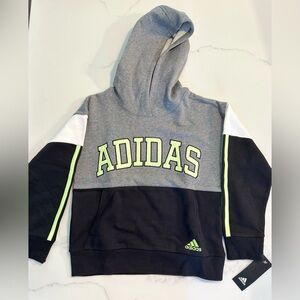 Boys Adidas Hoodie Sweatshirt NWT
